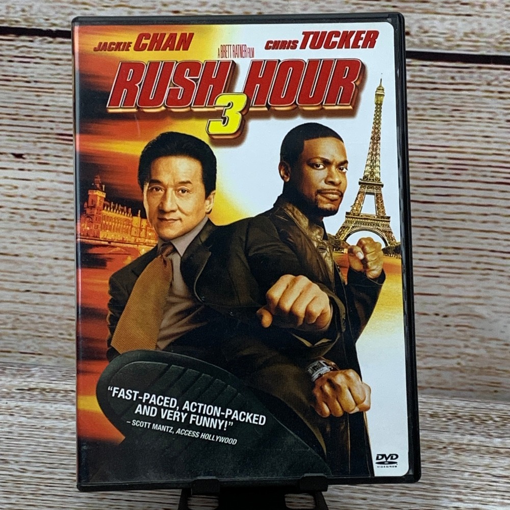 Rush Hour 3 [2007 DVD] Jackie Chan Chris Tucker Action‎ Comedy Film